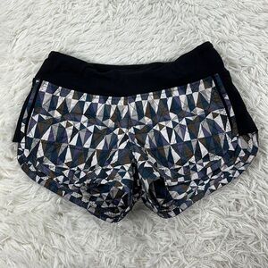 Lululemon Hot Cheeks Short Stained Glass Love Neutral Blush Black